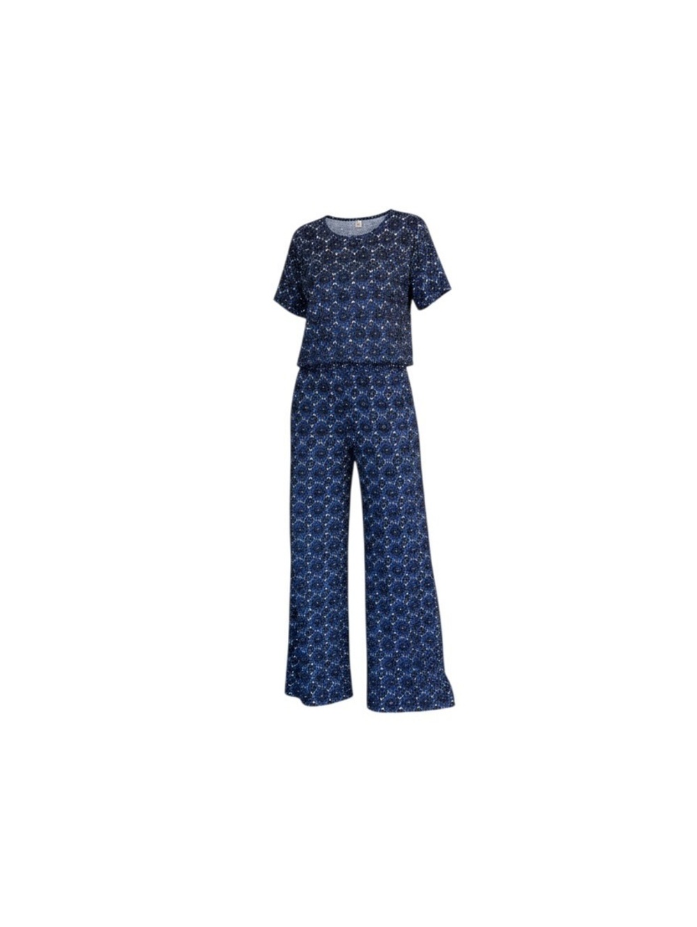 St. John Blue Print Lounge Set